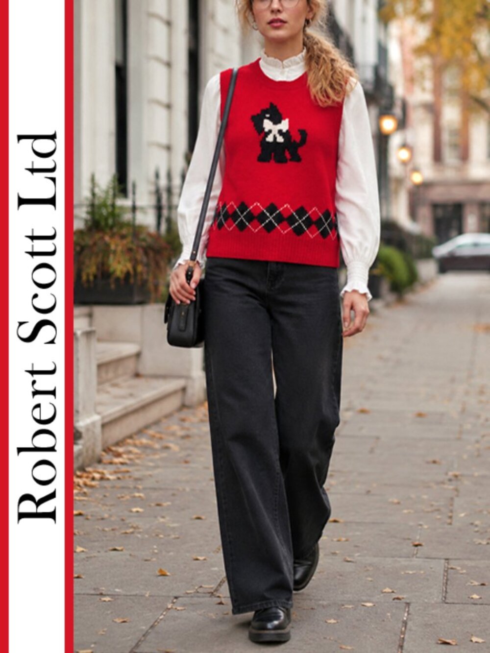 Robert Scott | Vintage Shetland Wool Scottie Dog Vest